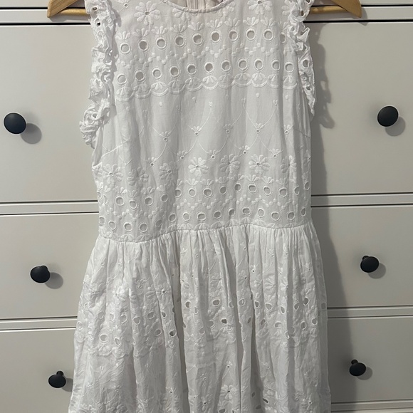 Kate Spade summer dress white eyelet size 10 - Picture 1 of 4